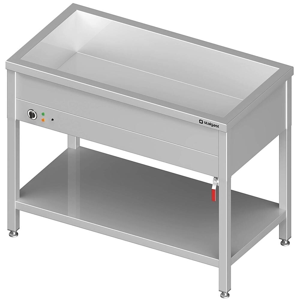 Produktabbildung: Stalgast Bain-Marie Standgerät mit einem Becken, für 2x GN1/760x600x850 mm