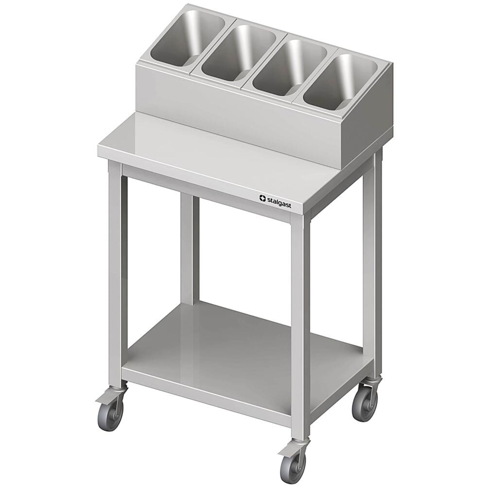 Produktabbildung Nr. 1: Stalgast Besteck- und Tablettwagen, 655x500x1100 mm, Selbstmontage