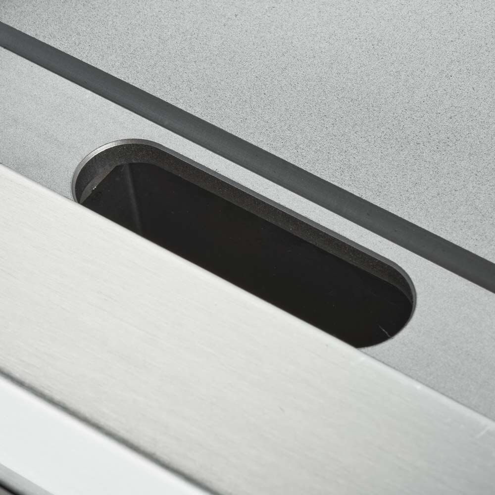 Produktabbildung Nr. 3: Stalgast Elektro-Griddleplatte als Standgerät - glatt, Unterbau offen, 400 x 700 x 850 mm (BxTxH)