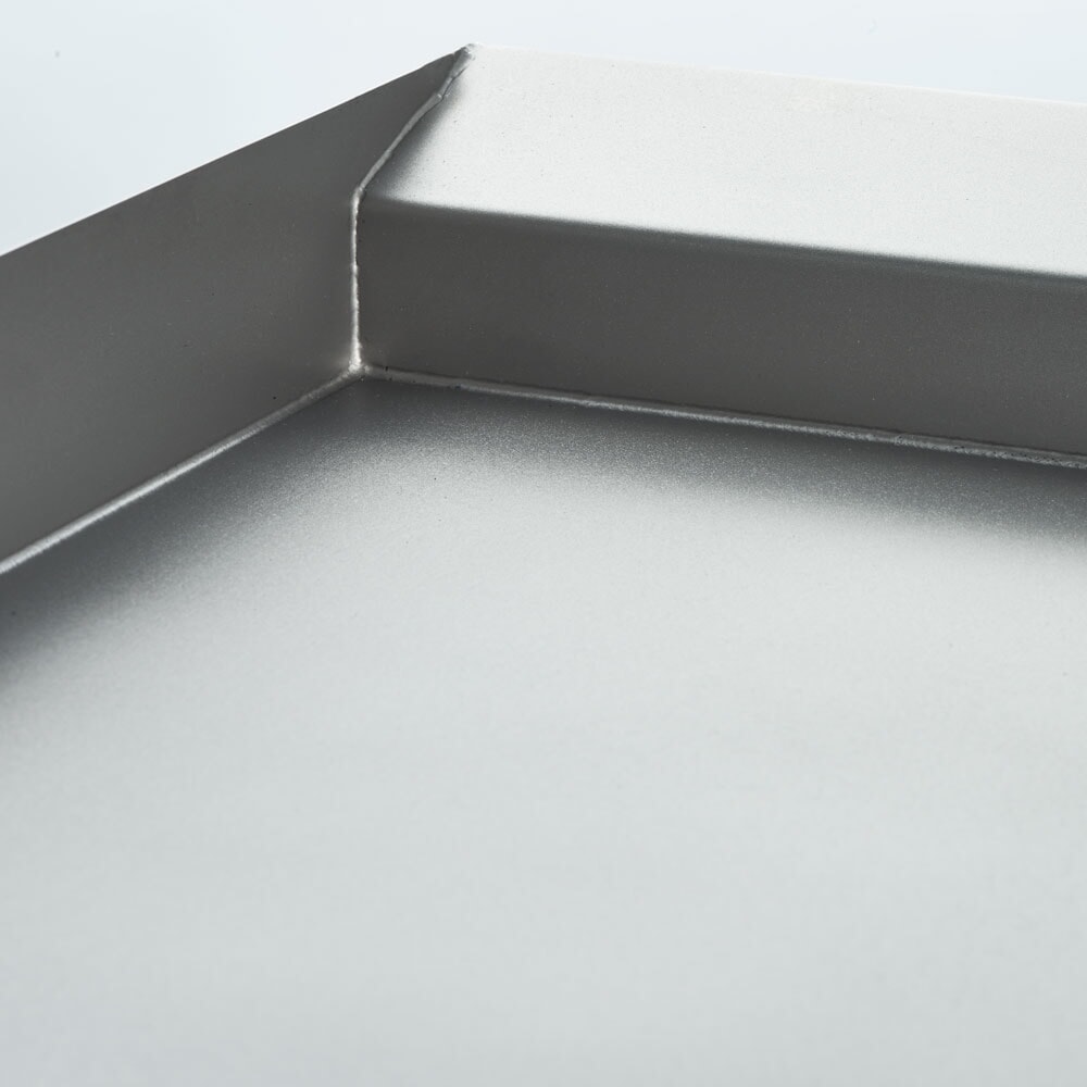 Produktabbildung Nr. 2: Stalgast Elektro-Griddleplatte als Standgerät - glatt, Unterbau offen, 800 x 700 x 850 mm (BxTxH)