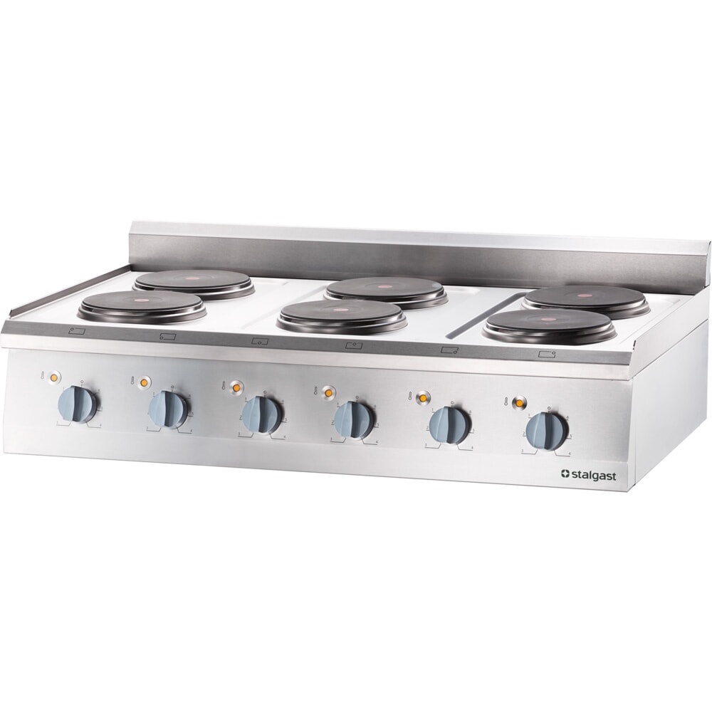 Produktabbildung Nr. 6: Stalgast Elektro-Kochfeld als Tischgerät mit 6 Herdplatten, Serie 700 ND