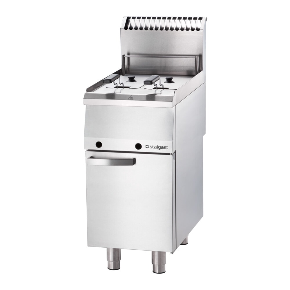 Produktabbildung Nr. 1: Stalgast Gas Fritteuse, 2x 7 Liter Doppelbecken, Serie 700 ND