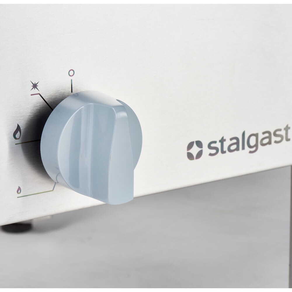 Produktabbildung Nr. 4: Stalgast Gas-Hockerkocher Top Power 11kW, mit Edelstahl Topfauflage, G30, 567x567x413 mm