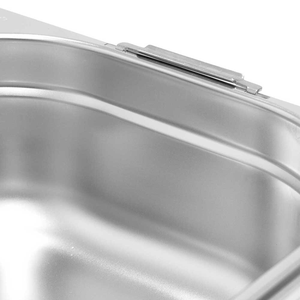 Produktabbildung Nr. 3: Stalgast Gastronormbehälter Serie NEW MODEL, GN 1/2 (100mm), mit Fallgriffen