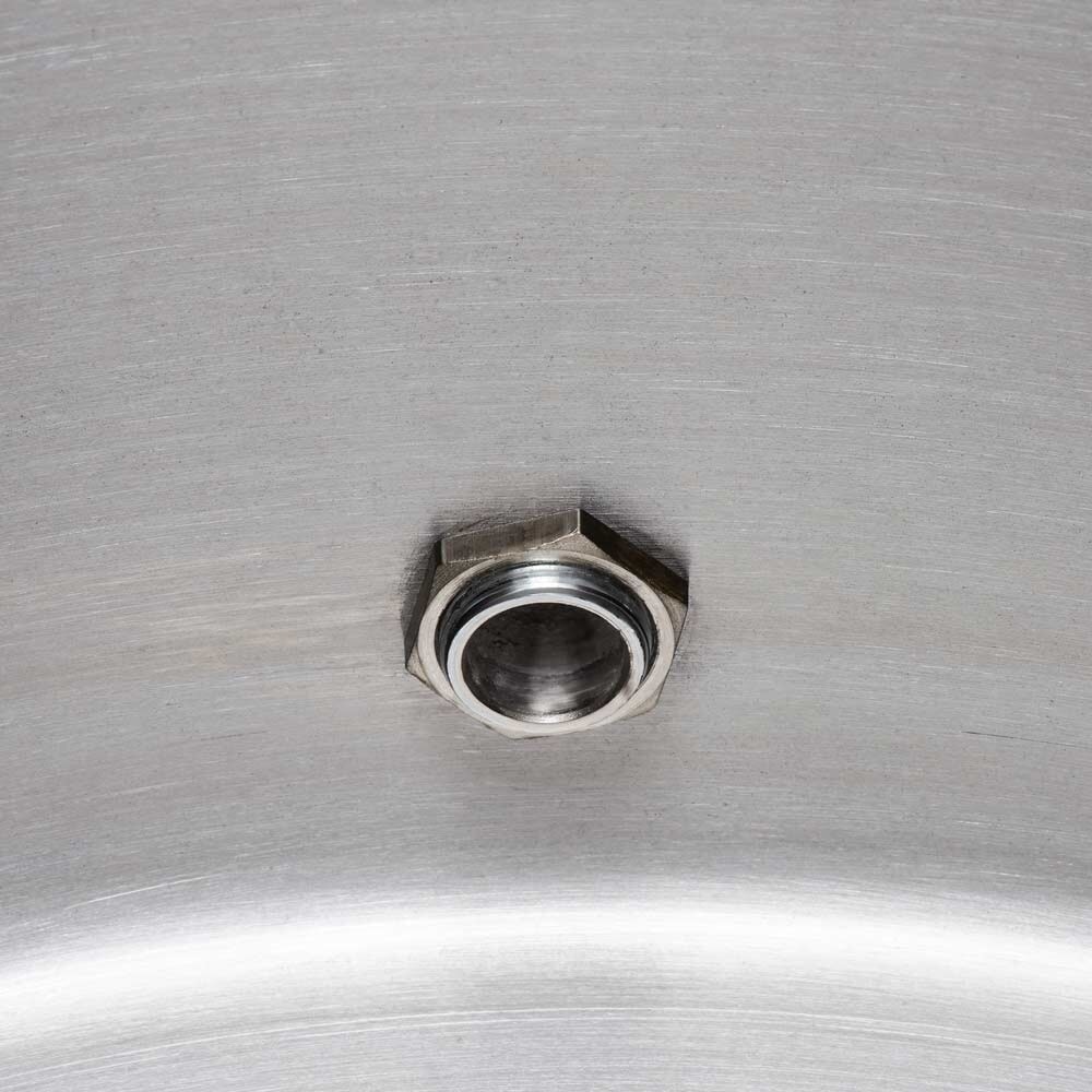 Produktabbildung Nr. 3: Stalgast Kartoffelkochkessel mit Ablasshahn und Deckel, Ø 400 mm, Höhe 400 mm, 50,3 Liter