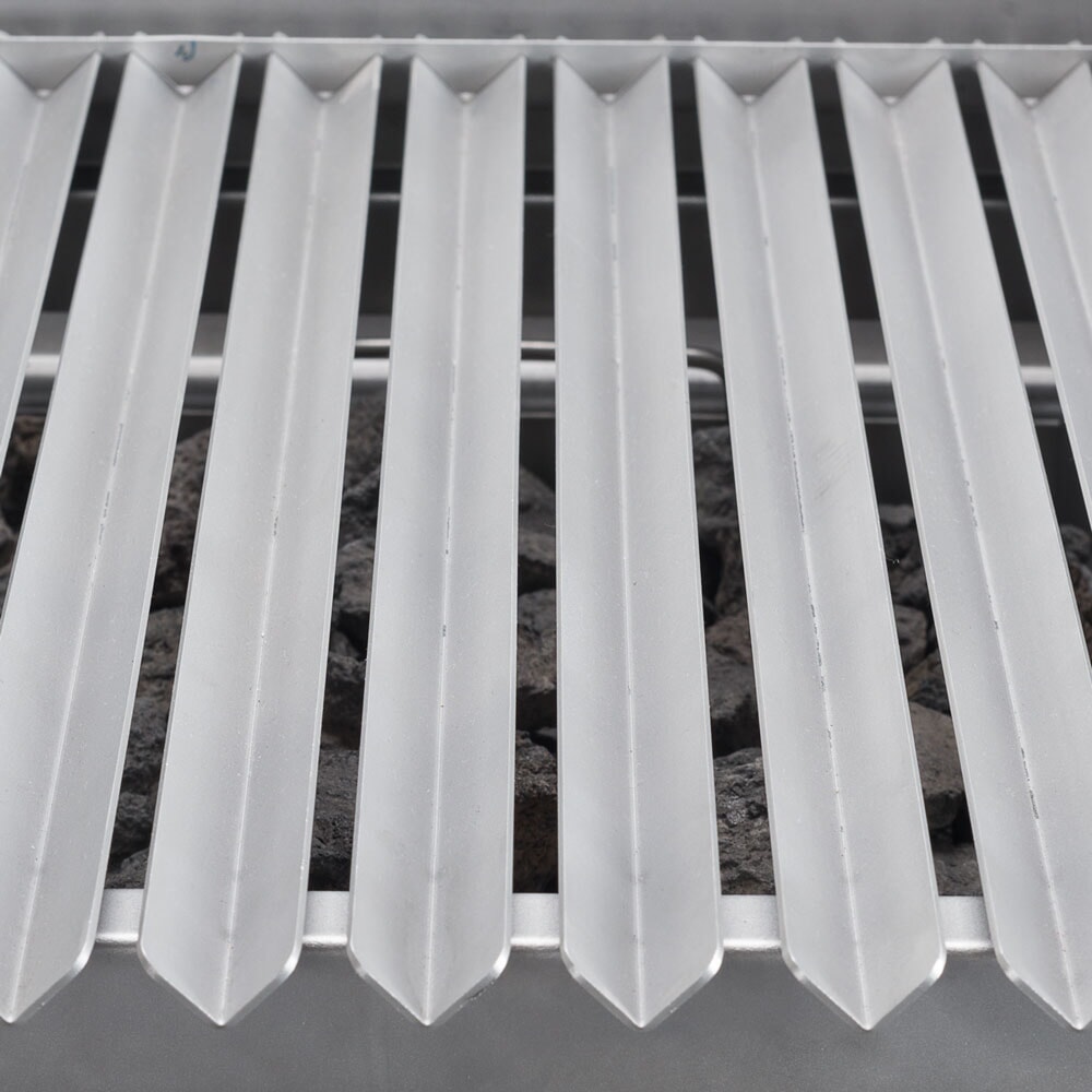 Produktabbildung Nr. 3: Stalgast Lavastein-Grill mit V-Rost für Fleisch und Gemüse, Serie 700 ND, 400 mm