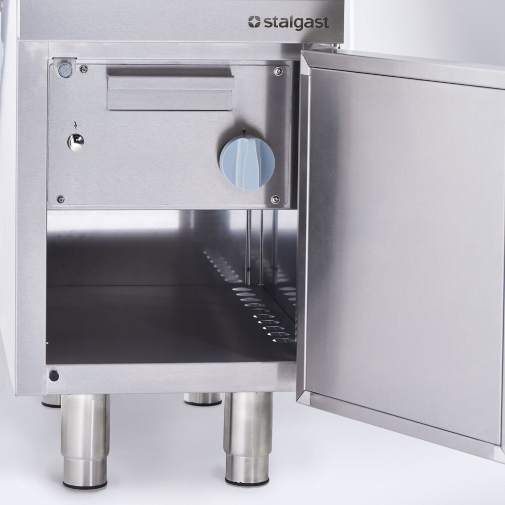 Produktabbildung Nr. 6: Stalgast Lavastein-Grill mit V-Rost für Fleisch und Gemüse, Serie 700 ND, 400 mm
