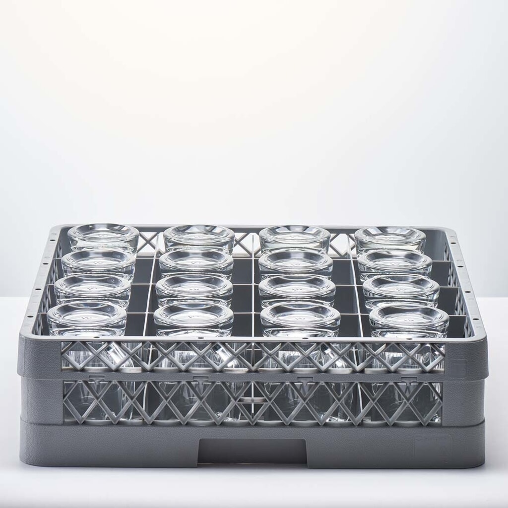 Stalgast Spülkorb für Gläser und Tassen 16 Fächer 500 x 500 mm Produktabbildung Nr. 6: Stalgast Spülkorb für Gläser und Tassen 16 Fächer 500 x 500 mm