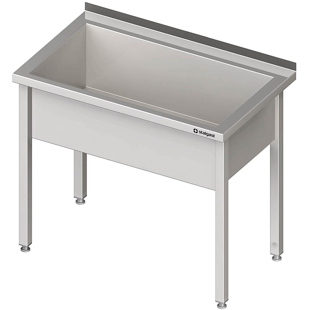 Produktabbildung Nr. 2: Stalgast Topfspüle mit einem Becken, 600x600x850 mm, 300 mm Beckenhöhe, mit Aufkantung, verschweisst
