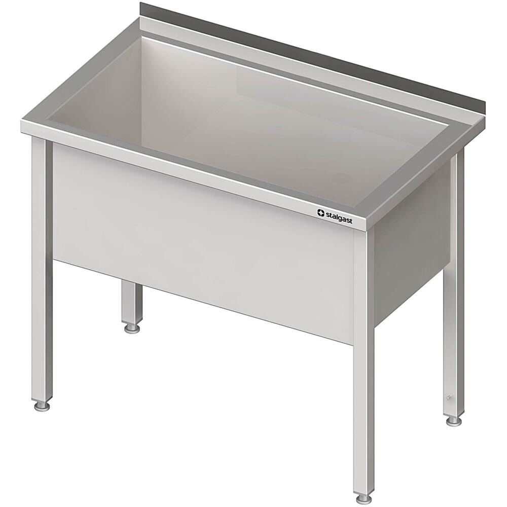 Produktabbildung Nr. 2: Stalgast Topfspüle mit einem Becken, 600x600x850 mm, 400 mm Beckenhöhe, mit Aufkantung, verschweisst