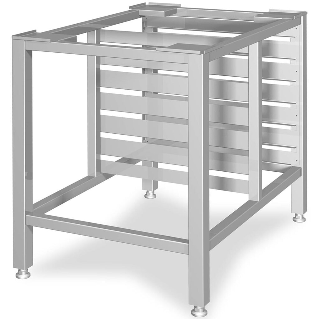 Stalgast Untergestell mit GN 1/1 Einschubschienen, 660x460x730 mm, verschweisst Produktabbildung Nr. 2: Stalgast Untergestell mit GN 1/1 Einschubschienen, 660x460x730 mm, verschweisst