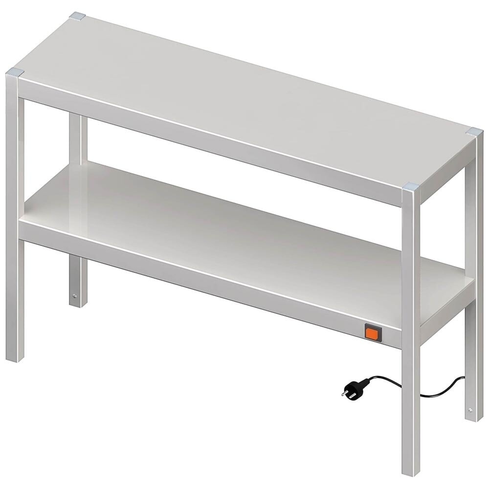 Produktabbildung: Stalgast Wärmebrücke 2-etagig  800x300x700 mm mit Keramik-Infrarot-Strahlern