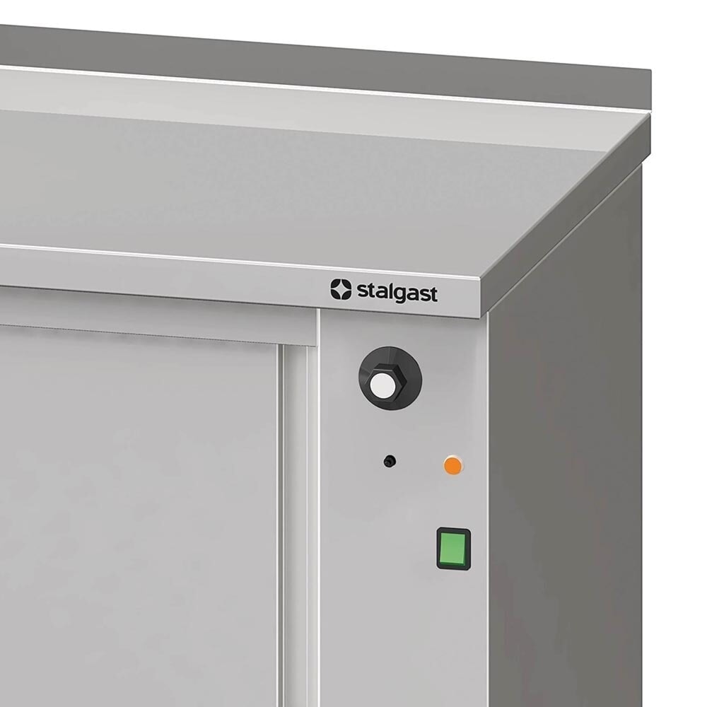 Produktabbildung Nr. 2: Stalgast Wärmeschrank mit Schiebetüren 1000x600x850 mm mit Aufkantung