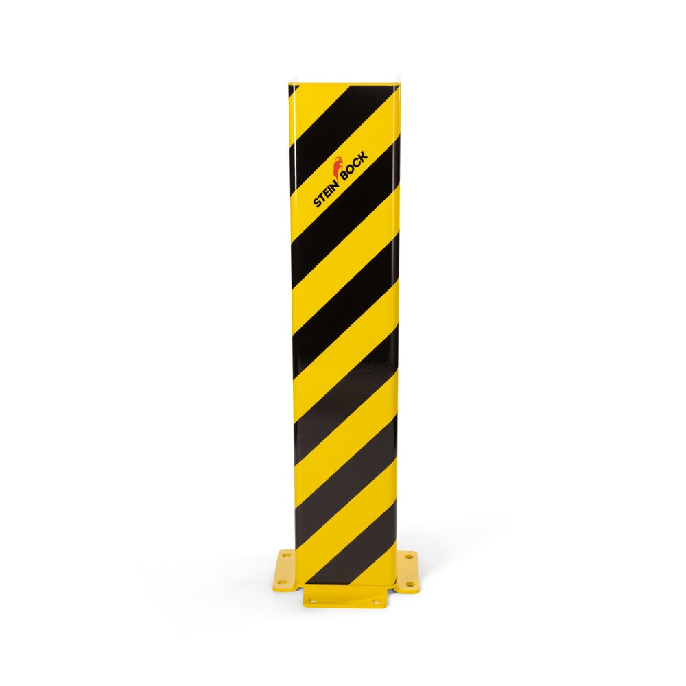 Produktabbildung: Steinbock® Rammschutzecke, U-Profil, HxBxT 800 x 160 x 160 mm, Stärke 6 mm