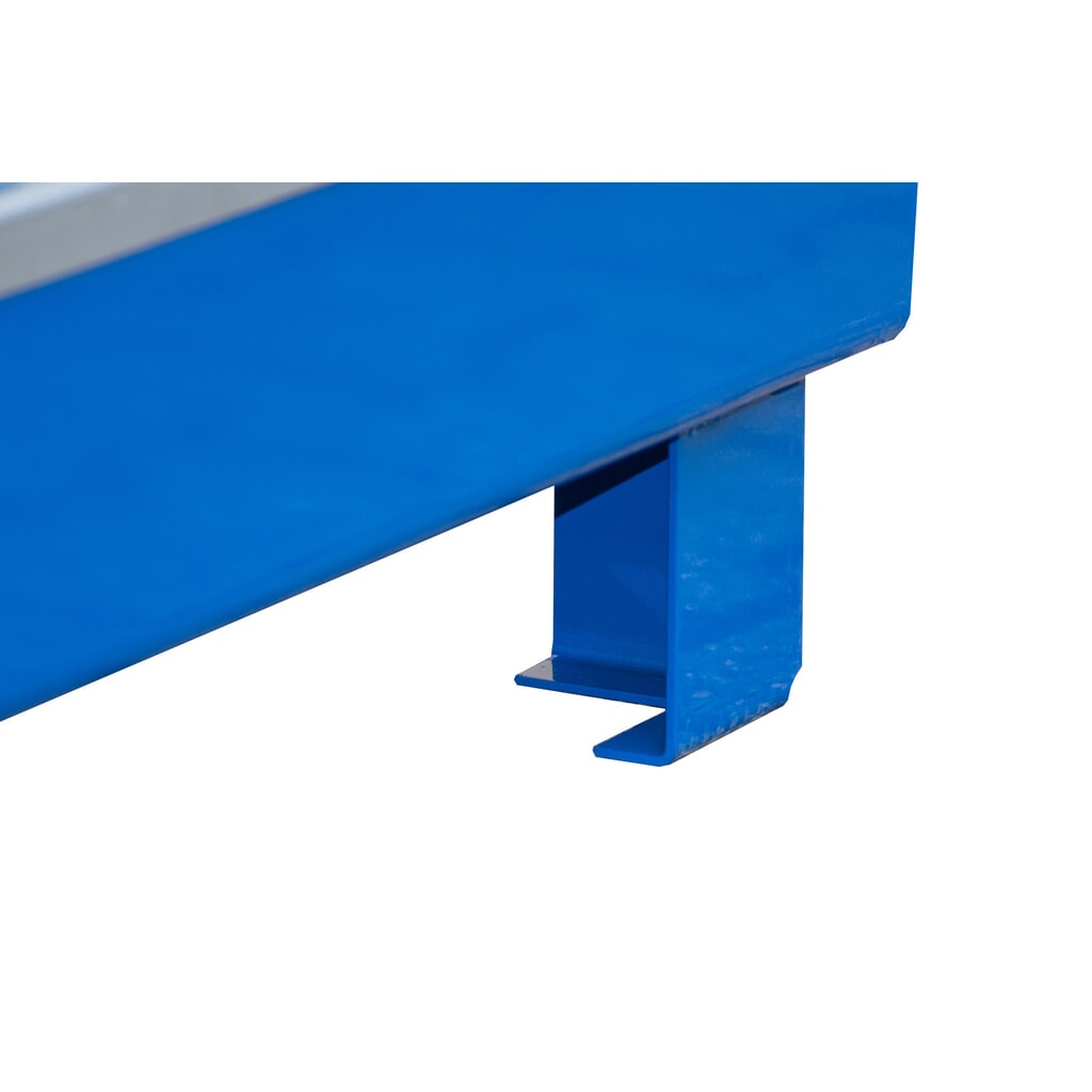 Steinbock® Auffangwanne für 6x 60-Liter-Fässer, inkl. Gitterrost, blau Produktabbildung Nr. 3: Steinbock® Auffangwanne für 6x 60-Liter-Fässer, inkl. Gitterrost, blau
