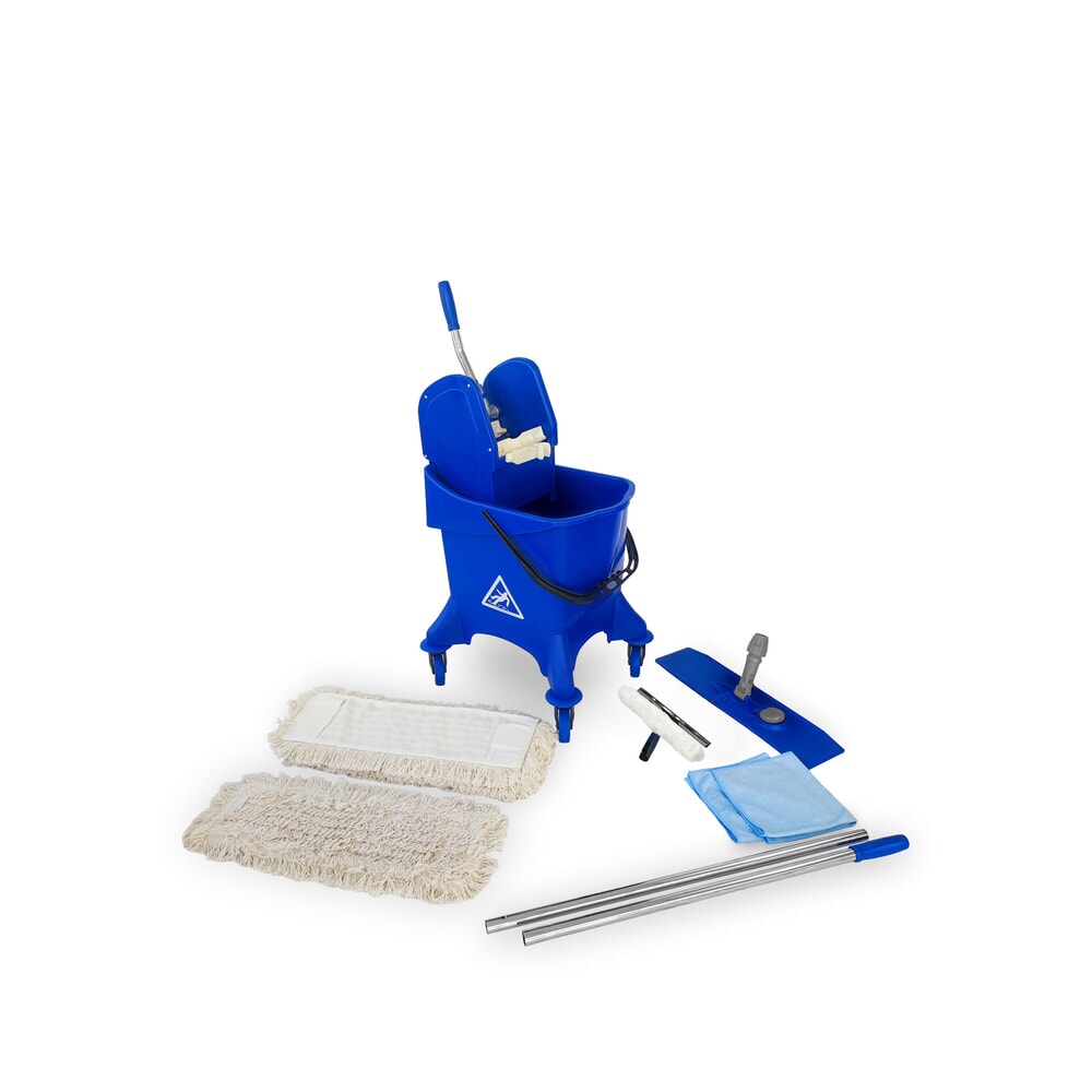 Produktabbildung: Steinbock® Reinigungswagen SingleClean Pro, Glas- und Oberflächenreinigung