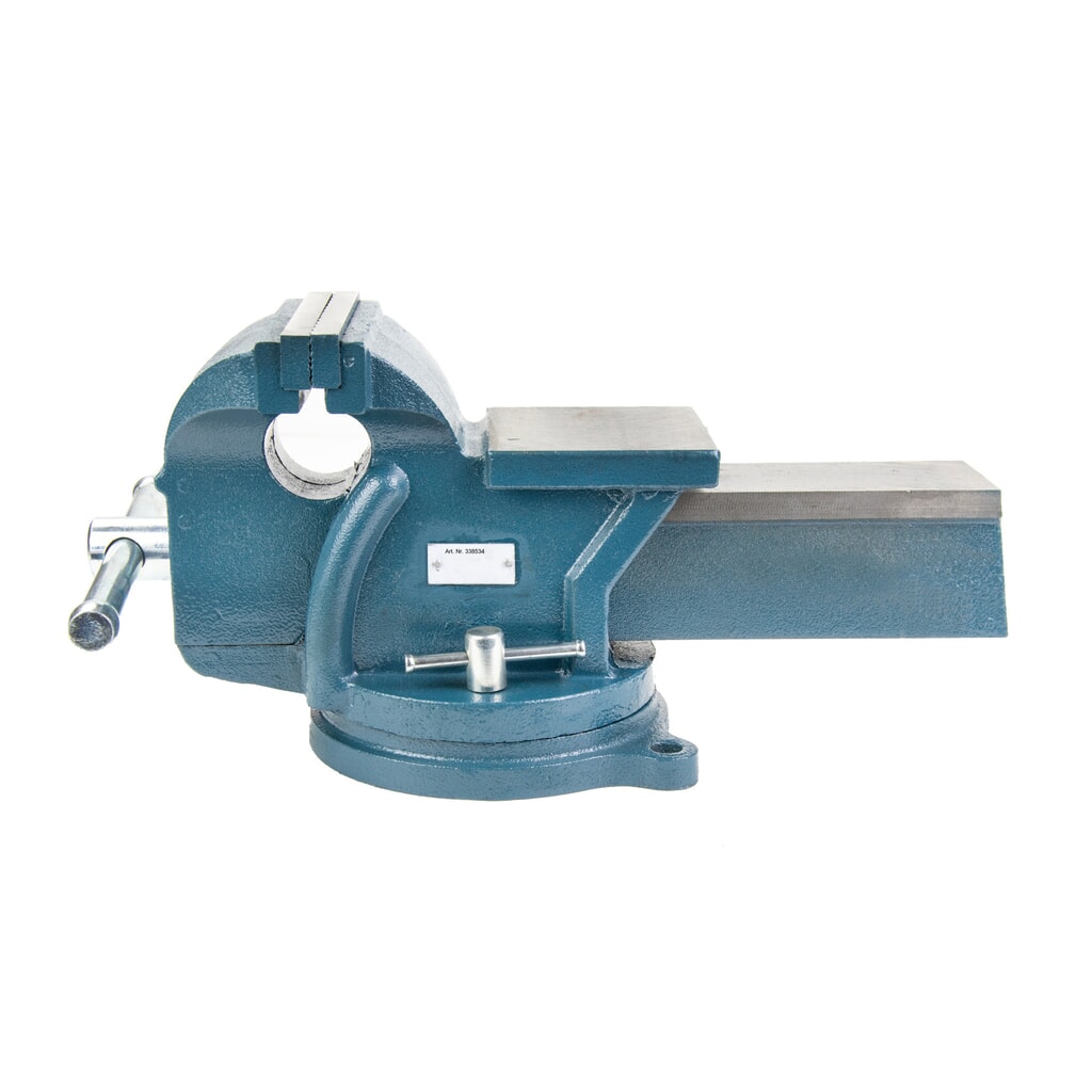 Steinbock® Schraubstock, dreh- und arretierbar, Gusseisen, 125 mm Backenbreite Produktabbildung Nr. 5: Steinbock® Schraubstock, dreh- und arretierbar, Gusseisen, 125 mm Backenbreite