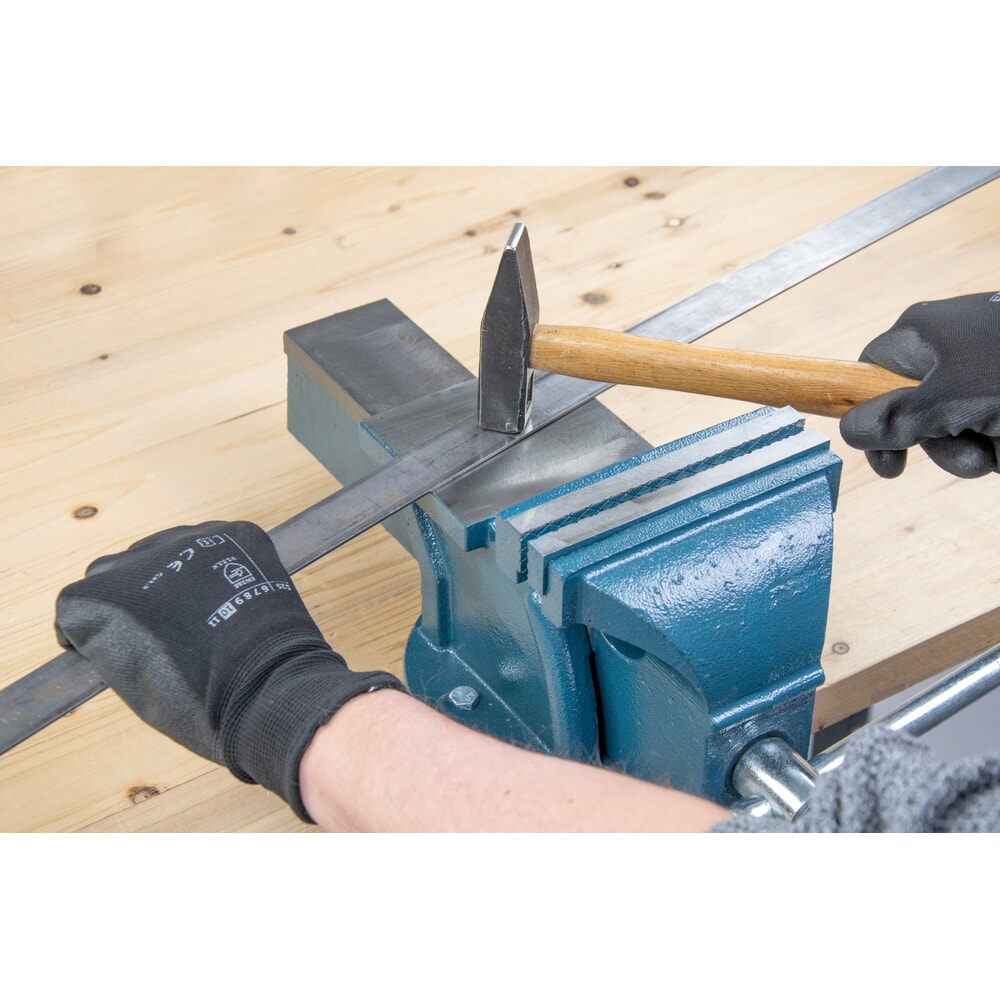 Produktabbildung Nr. 9: Steinbock® Schraubstock, feststehend, Gusseisen, 125 mm Backenbreite