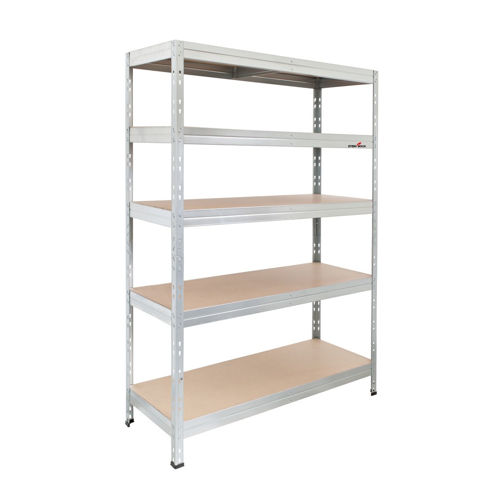 Produktabbildung: Steinbock® Schwerlastregal Rivet 1, Fachlast 300 kg, HxBxT 1.800 x 1.200 x 450 mm