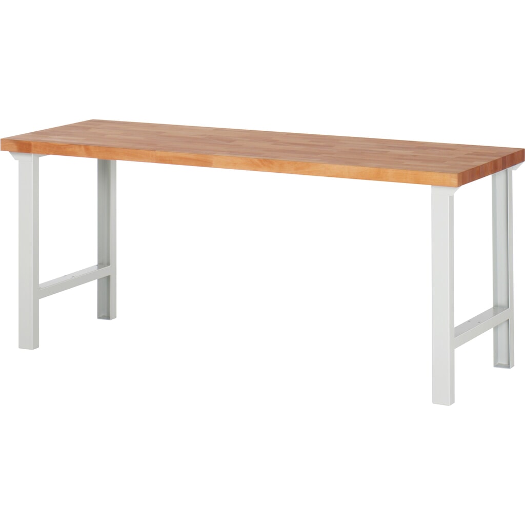 Steinbock® Werkbank Selection, HxBxT 840mm x 2.000 mm x 700 mm, RAL 7035 Produktabbildung Nr. 1: Steinbock® Werkbank Selection, HxBxT 840mm x 2.000 mm x 700 mm, RAL 7035