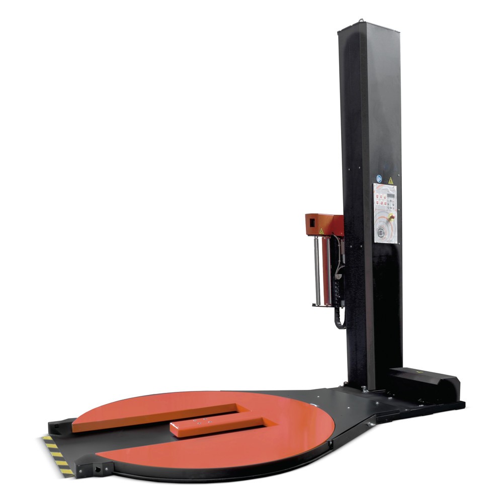 Produktabbildung: Palettenwickler HSD VOLTA-T "FM", offener Drehteller Ø 1.650, Wickelhöhe 2.500 mm, Beschickungswinkel 180°