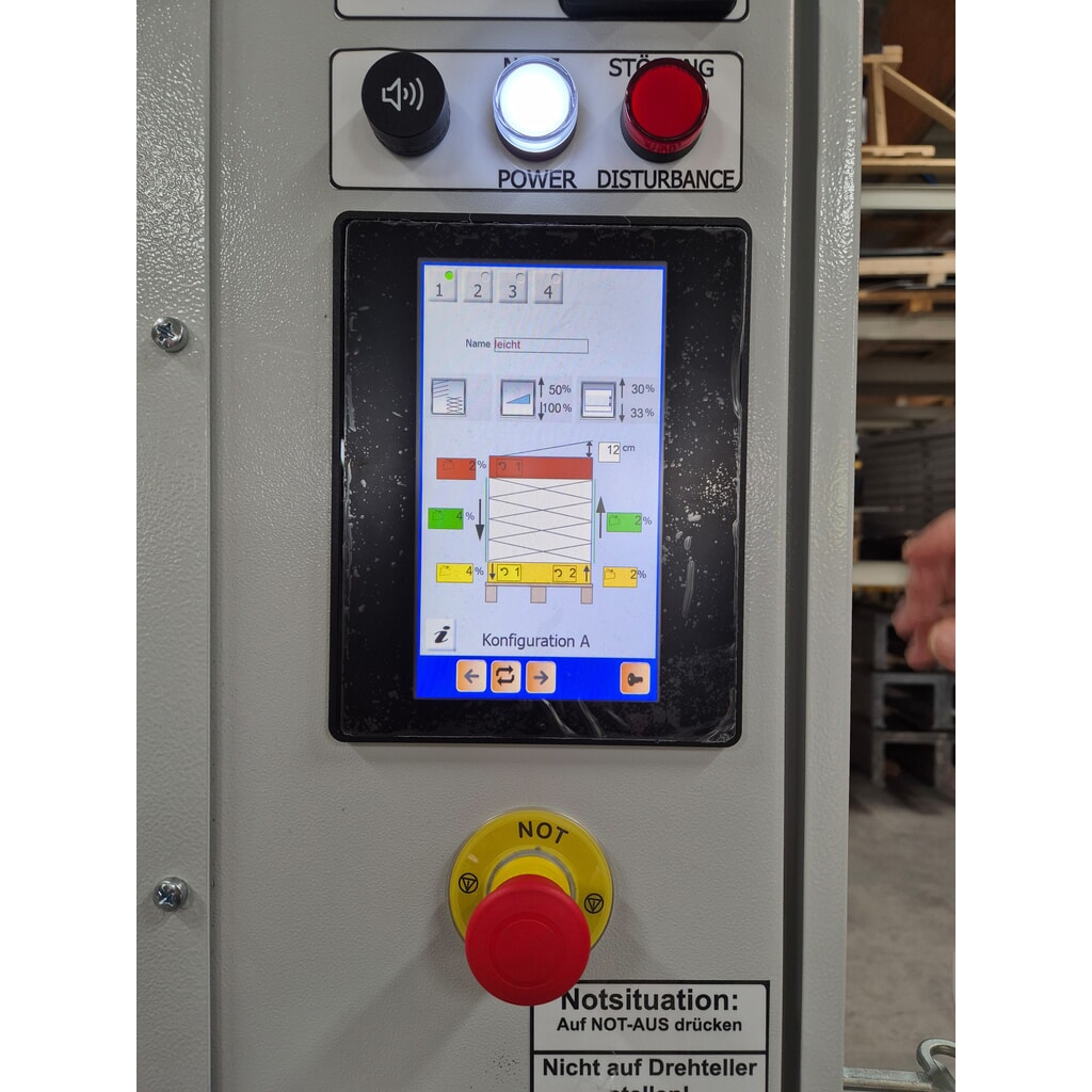Produktabbildung Nr. 9: Palettenwickler Superstretch II Plus, 7" Display, 4 Speicherplätze, Stringsystem
