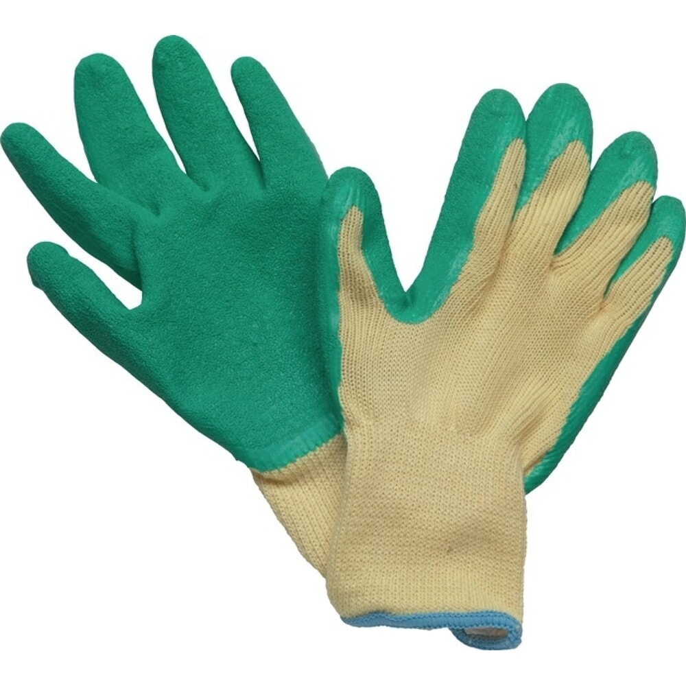 Produktabbildung: STRONGHAND Handschuhe Specialgrip Gr.10 gelb/grün