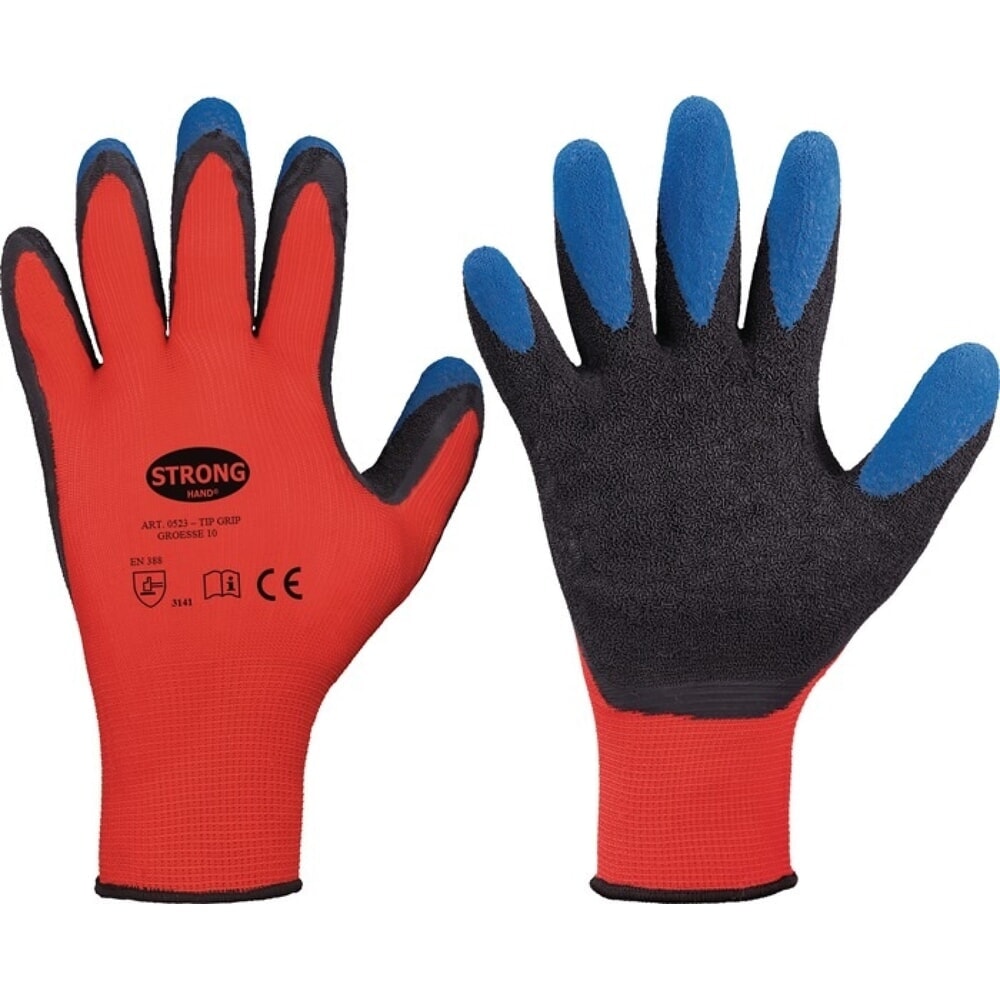 Produktabbildung: STRONGHAND Handschuhe Tip Grip Gr.10