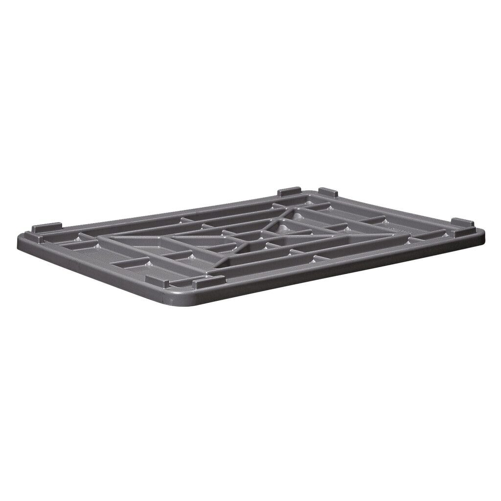 Produktabbildung: Stülpdeckel für Grossbehälter aus Polyethylen, BxT 1.030 x 630 mm