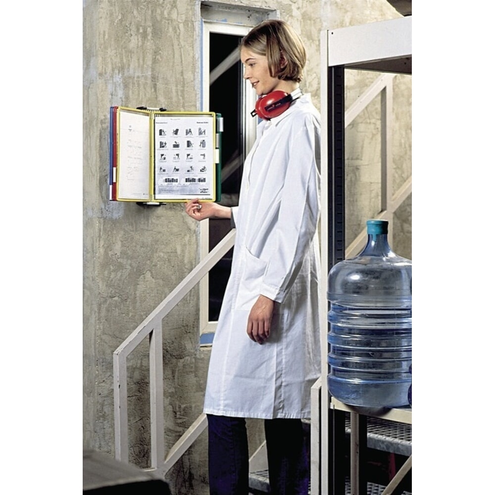 Produktabbildung: Tarifold Wandhalterset, farbig sortiert, 2 x 10 Sichttafeln, 2St./Karton, aus PVC-Folie mit Rahmen