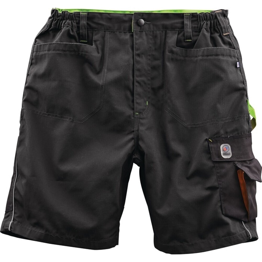 Produktabbildung: TERRAX Herren Shorts, schwarz/limette, Grösse 48