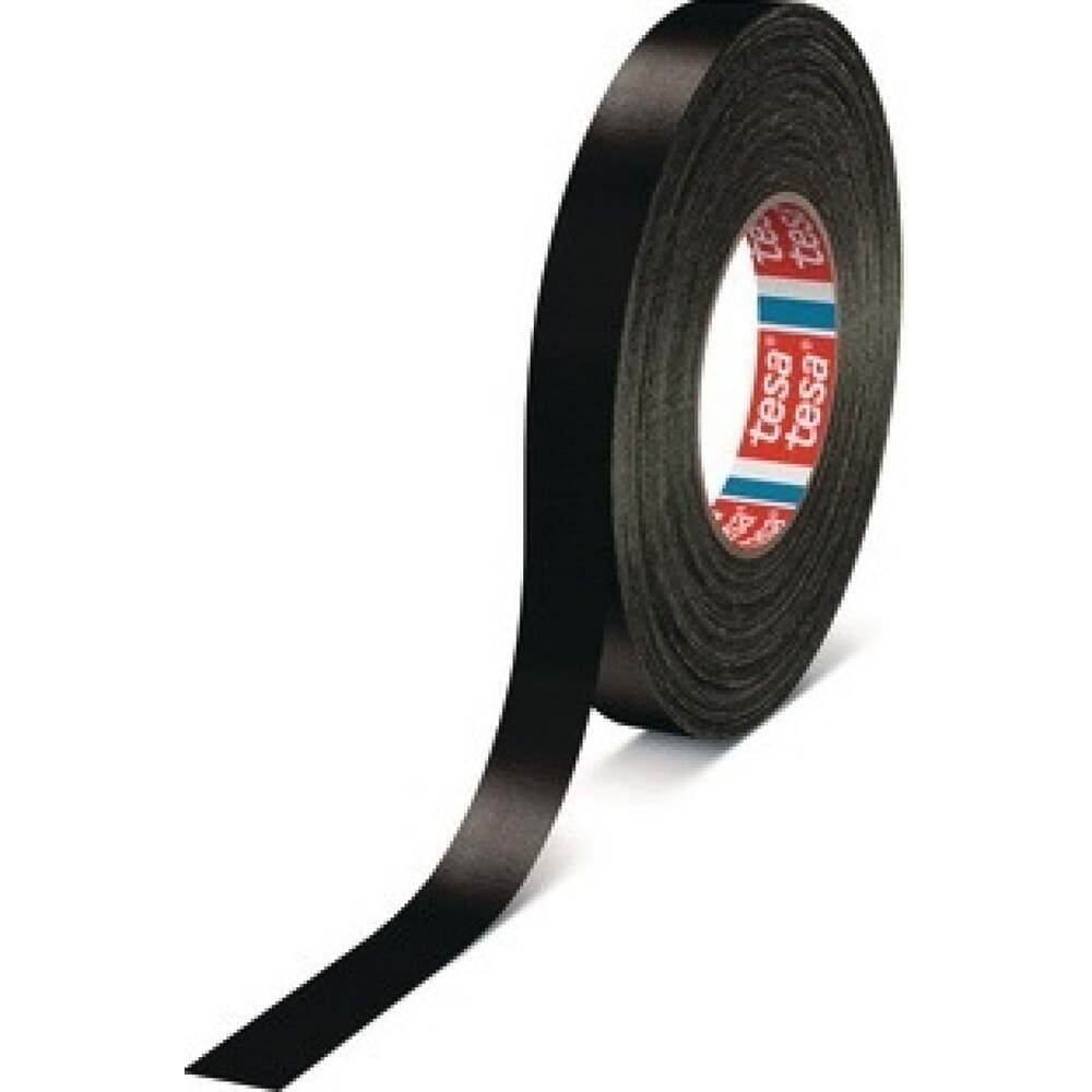 Produktabbildung: tesa® Gewebeband tesa® band® Premium 4651, Länge 50 m Breite 19 mm, schwarz, Rolle