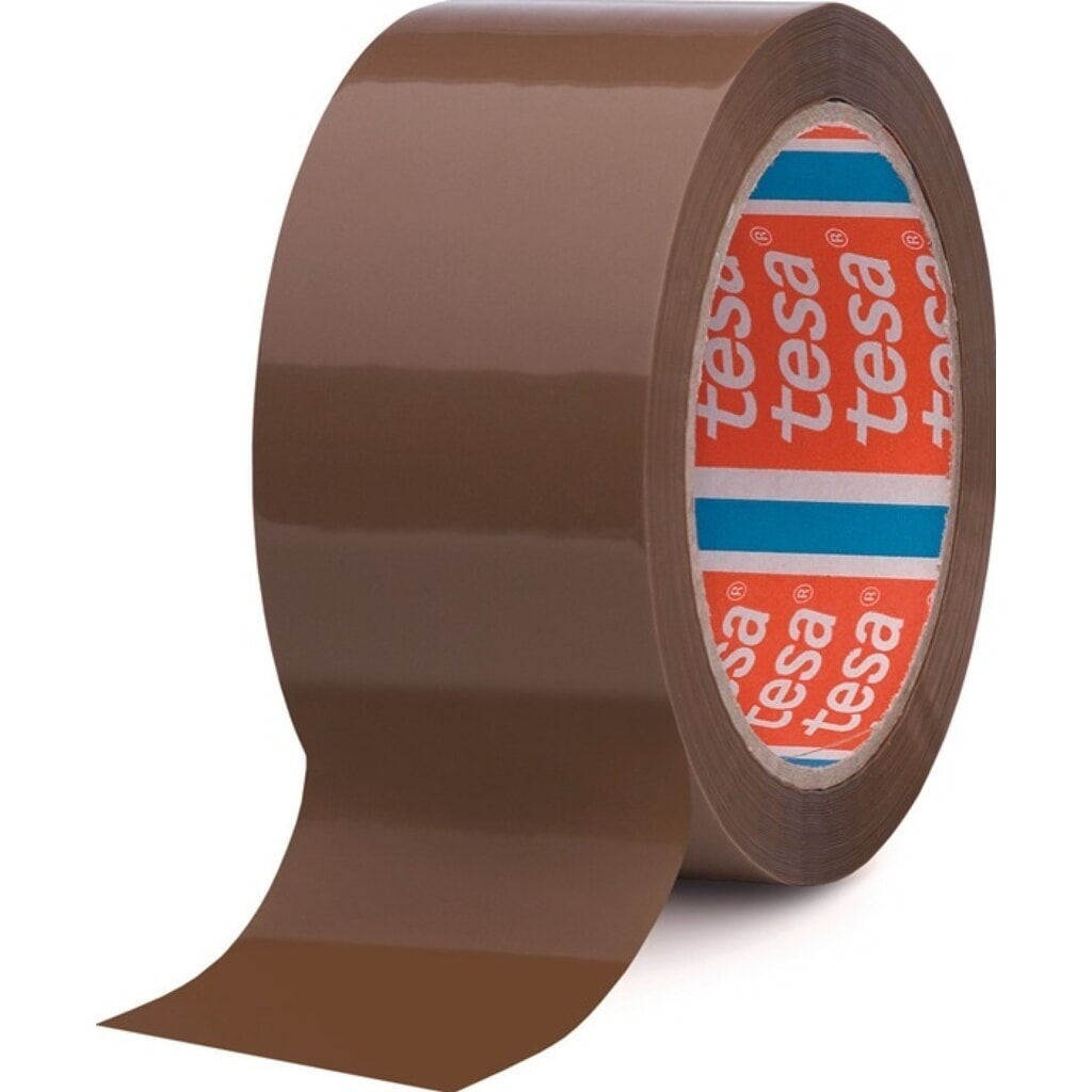 tesa® Verpackungsklebeband PP tesa® pack® 4280, Länge 66 m Breite 50 mm, chamois, Rolle Produktabbildung: tesa® Verpackungsklebeband PP tesa® pack® 4280, Länge 66 m Breite 50 mm, chamois, Rolle