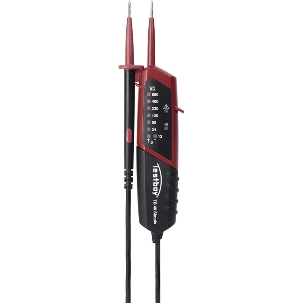Produktabbildung: TESTBOY Spannungs-/Durchgangsprüfer 40 Simple, 12-690 V AC/DC, CAT IV 300 V / CAT III 600 V
