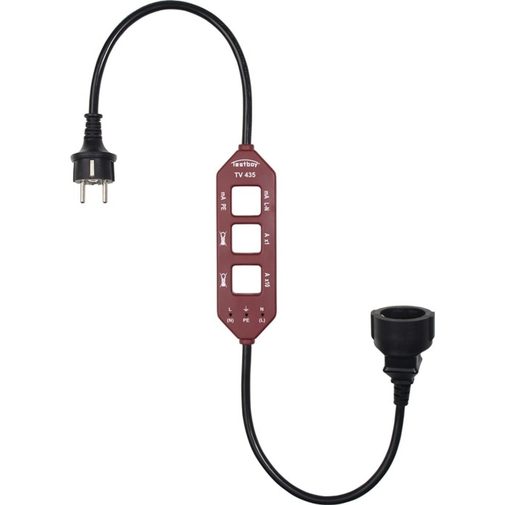 Produktabbildung: TESTBOY Strommessadapter TV 435, Laststrom-/Differenz-/Leckstrommessung