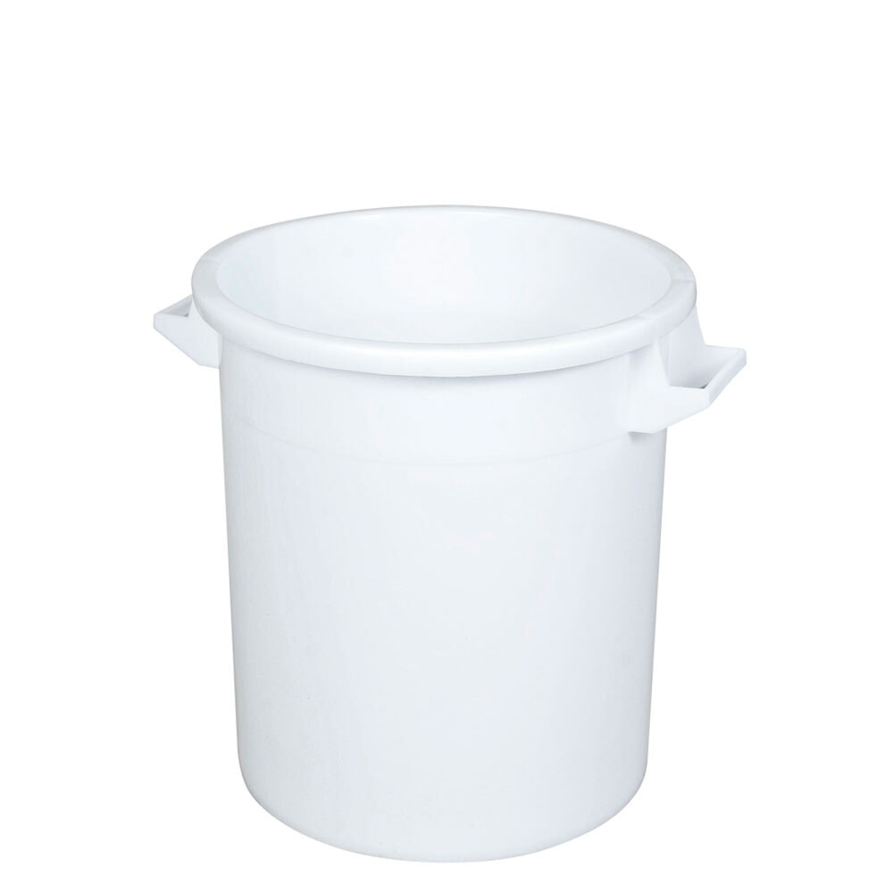 Produktabbildung: Rundtonne, Ø oben/unten 390/315 mm, Höhe 415 mm, 35 Liter, weiss