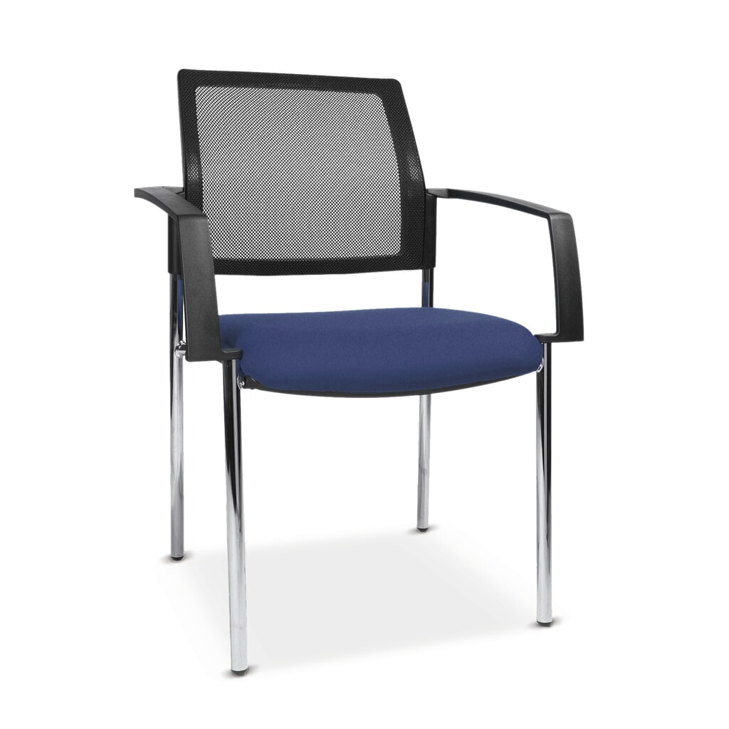 Topstar® Besucherstuhl BtoB 10 mit Netz-Rückenlehne
