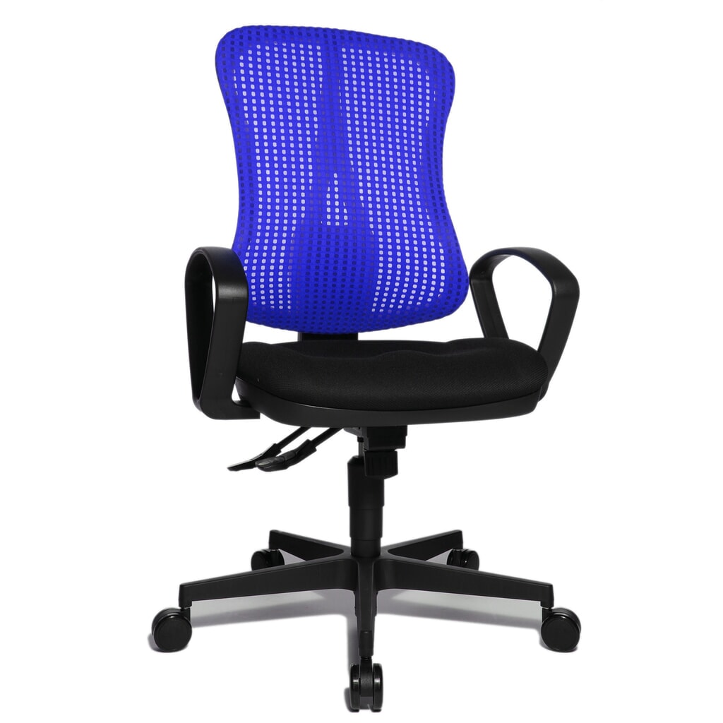 Topstar® Bürodrehstuhl Head Point SY, Muldensitz, dunkelblau/schwarz Produktabbildung Nr. 2: Topstar® Bürodrehstuhl Head Point SY, Muldensitz, dunkelblau/schwarz