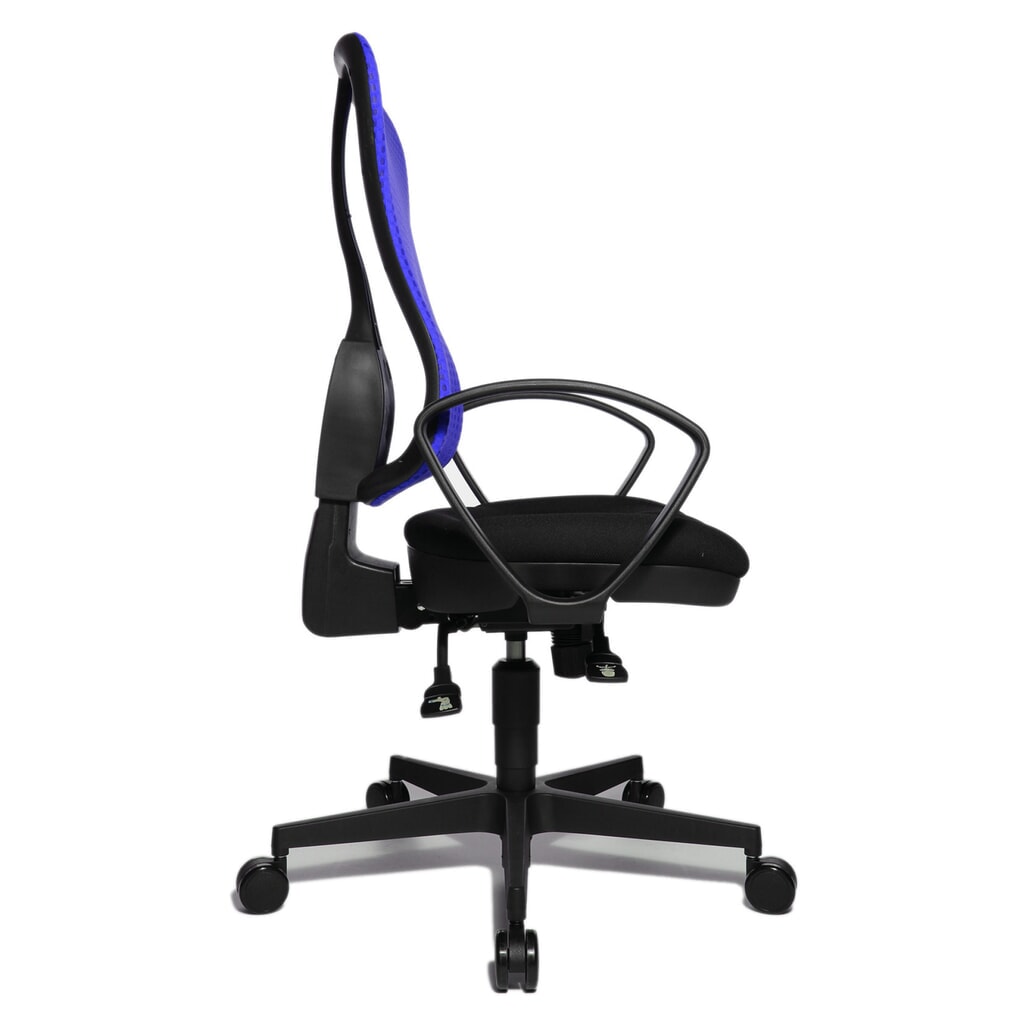 Topstar® Bürodrehstuhl Head Point SY, Muldensitz, dunkelblau/schwarz Produktabbildung Nr. 4: Topstar® Bürodrehstuhl Head Point SY, Muldensitz, dunkelblau/schwarz