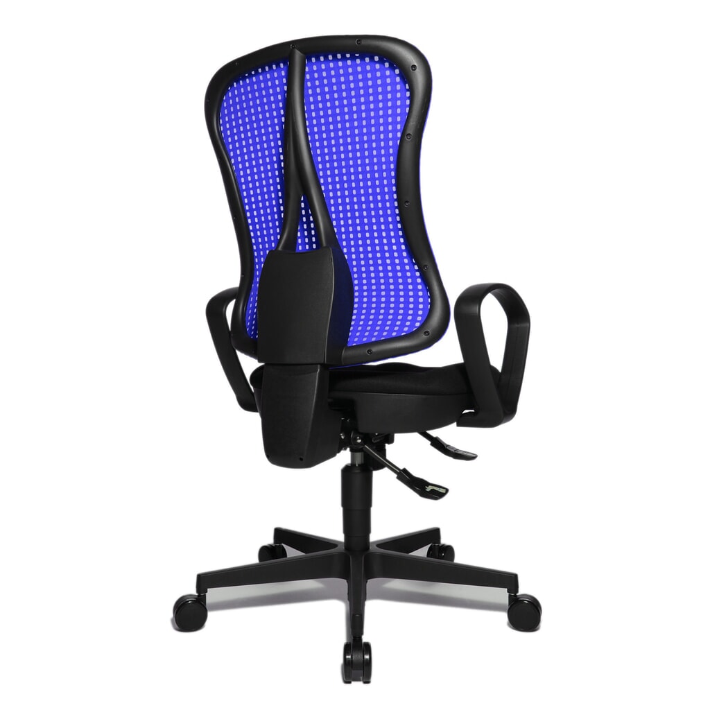Topstar® Bürodrehstuhl Head Point SY, Muldensitz, dunkelblau/schwarz Produktabbildung Nr. 5: Topstar® Bürodrehstuhl Head Point SY, Muldensitz, dunkelblau/schwarz