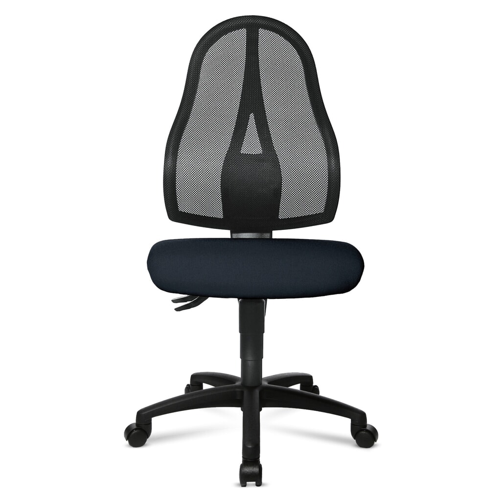Topstar® Bürodrehstuhl Open Point P, schwarz Produktabbildung: Topstar® Bürodrehstuhl Open Point P, schwarz