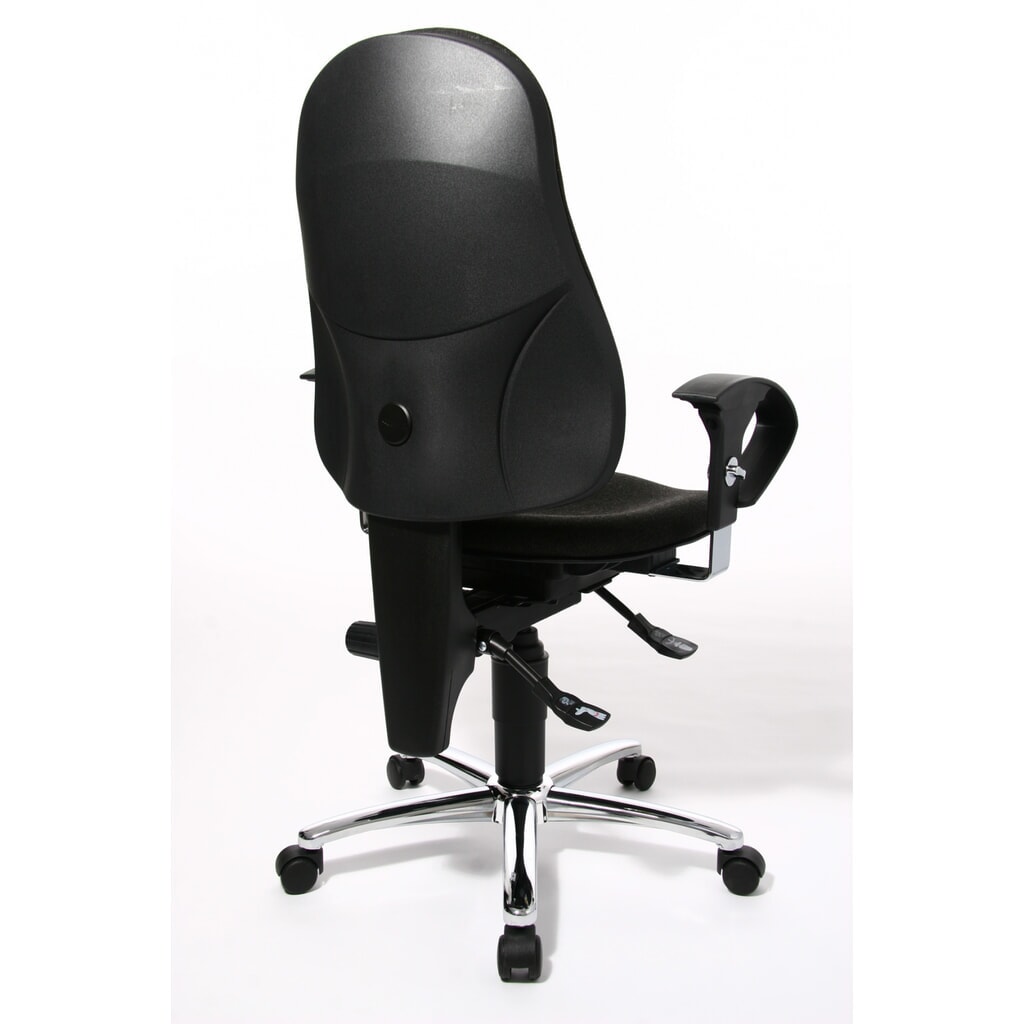 Produktabbildung Nr. 4: Topstar® Bürodrehstuhl Ortho 10, höhenverstellbare Armlehnen, anthrazit