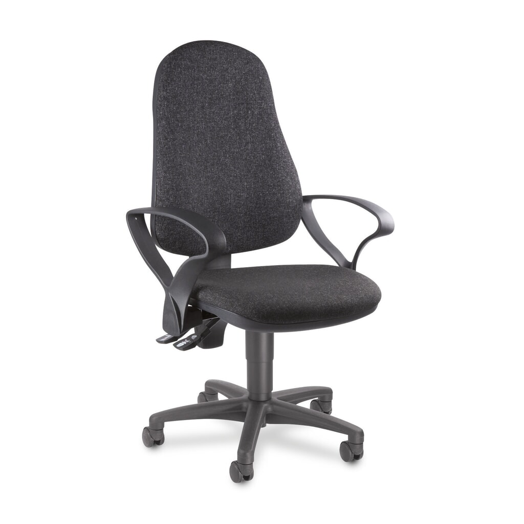 Topstar® Bürodrehstuhl Point 70, Bandscheibensitz, anthrazitgrau Produktabbildung Nr. 2: Topstar® Bürodrehstuhl Point 70, Bandscheibensitz, anthrazitgrau