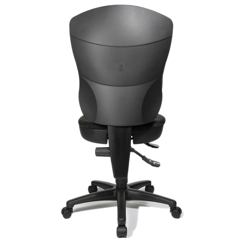 Topstar® Bürodrehstuhl Point 80, grosse Rückenlehne, Muldensitz, anthrazitgrau Produktabbildung Nr. 2: Topstar® Bürodrehstuhl Point 80, grosse Rückenlehne, Muldensitz, anthrazitgrau
