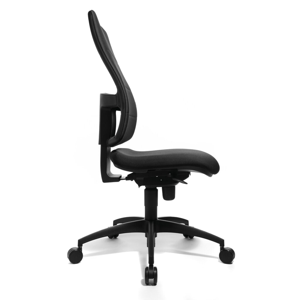 Topstar® Bürodrehstuhl Syncro, gepolsterte Rückenlehne, ergonomischer Bandscheibensitz, anthrazit Produktabbildung Nr. 2: Topstar® Bürodrehstuhl Syncro, gepolsterte Rückenlehne, ergonomischer Bandscheibensitz, anthrazit
