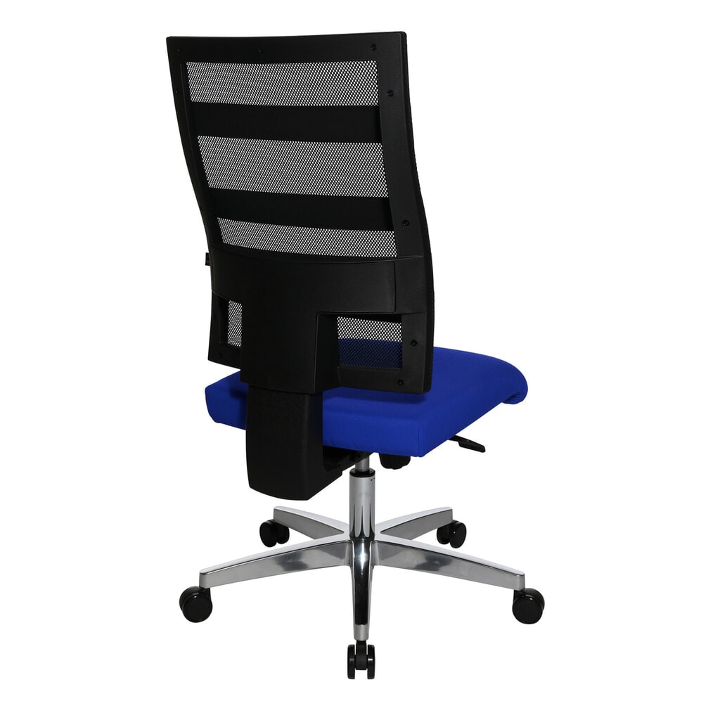 Topstar® Bürodrehstuhl X-Pander, Netzrücken, Fitness-Funktion, blau Produktabbildung Nr. 3: Topstar® Bürodrehstuhl X-Pander, Netzrücken, Fitness-Funktion, blau