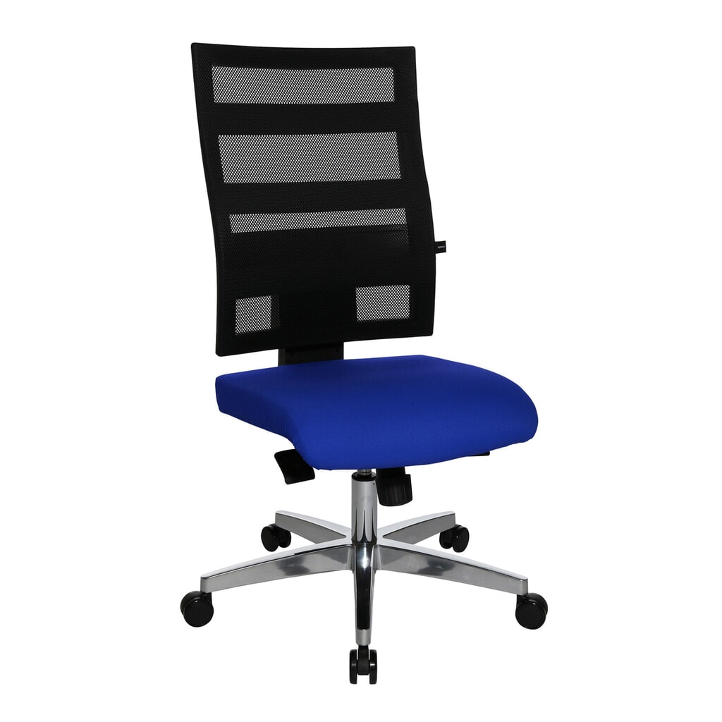 Topstar® Bürodrehstuhl X-Pander, Netzrücken, Fitness-Funktion, blau Produktabbildung Nr. 6: Topstar® Bürodrehstuhl X-Pander, Netzrücken, Fitness-Funktion, blau