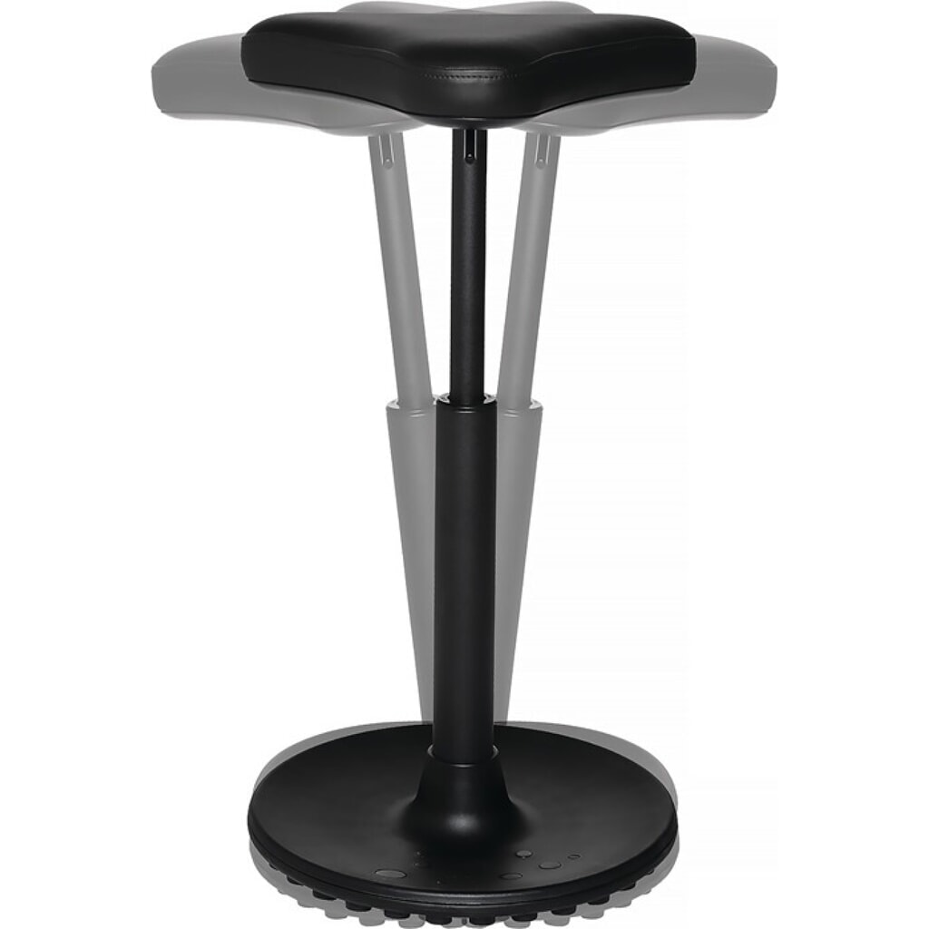 Produktabbildung Nr. 4: Topstar® Stehhilfe, Sitzhöhenverstellung 570-770 mm, Kunstleder, Stahlrohr schwarz