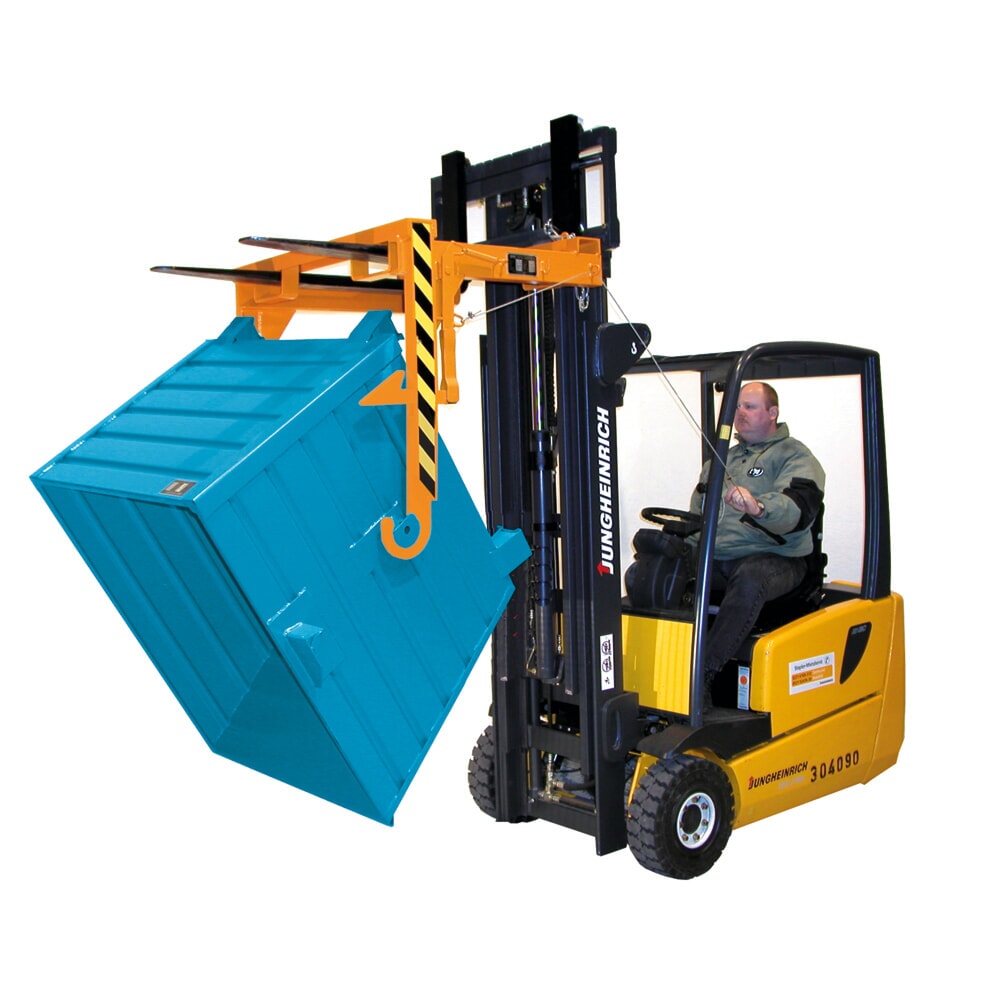 Produktabbildung Nr. 2: Traverse für Bauer® Stapelbarer Kippbehälter, Volumen 0,3 m³, RAL 3000 feuerrot