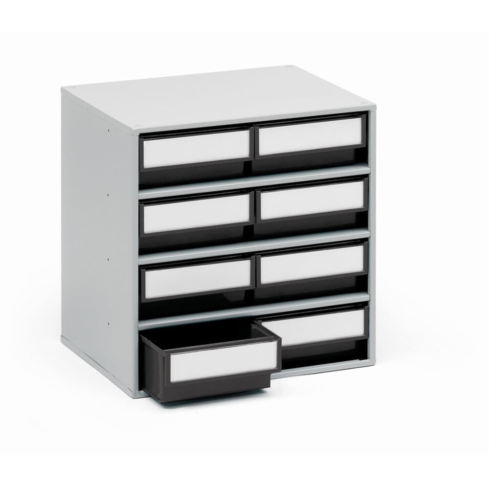 Produktabbildung Nr. 6: TRESTON ESD-Schubladenmagazin, beständig gegen Öle, Säuren und Lösungsmittel, HxBxT 400 x 400 x 300 mm, 8 Schubladen